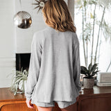 New Pure Color Comfort Casual Suit For Women