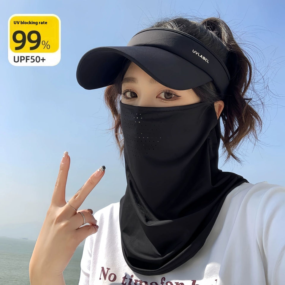 Outdoor Cycling Masks Sun Protection Breathable Face Towel Veil