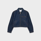 American Vintage Overalls Jacket Fall Winter Coat Top Short