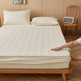 Quilted Fitted Sheet Single-piece Antibacterial Fiber Thickening