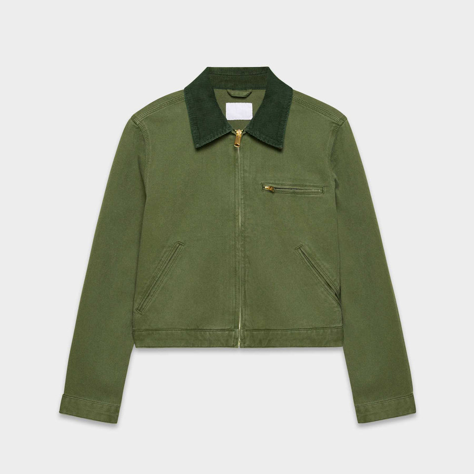 American Vintage Overalls Jacket Fall Winter Coat Top Short