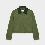 American Vintage Overalls Jacket Fall Winter Coat Top Short