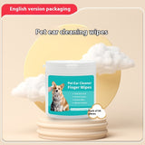 Disposable Pet Cleaning Products Teeth Cleaning Wipes Ear Care Fingertips Ear Mite Removal Cat And Dog Ear Cleaning Pet Products