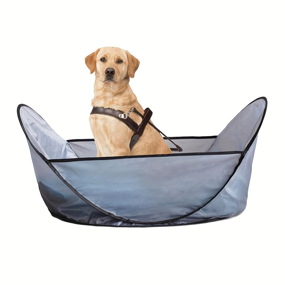 Easy Dog And Cat Hair Catcher Tent - Waterproof Adjustable Neat Barbering Cape For Easy Trimming And Shaving Pet Grooming