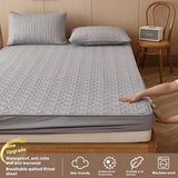 Quilted Fitted Sheet Single-piece Antibacterial Fiber Thickening