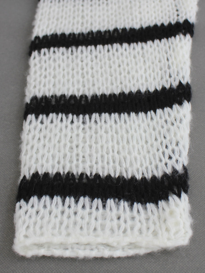 Sweater Women's Round Neck Long Sleeve Striped Blouse Casual Spring And Summer