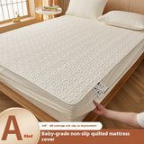 Quilted Fitted Sheet Single-piece Antibacterial Fiber Thickening