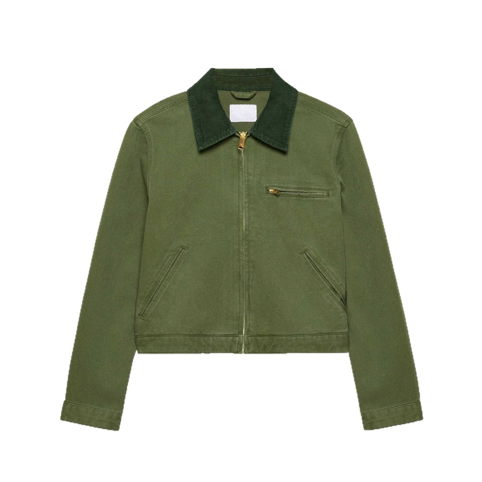 American Vintage Overalls Jacket Fall Winter Coat Top Short