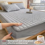 Antibacterial Soybean Quilted Fitted Sheet Water-proof Mattress