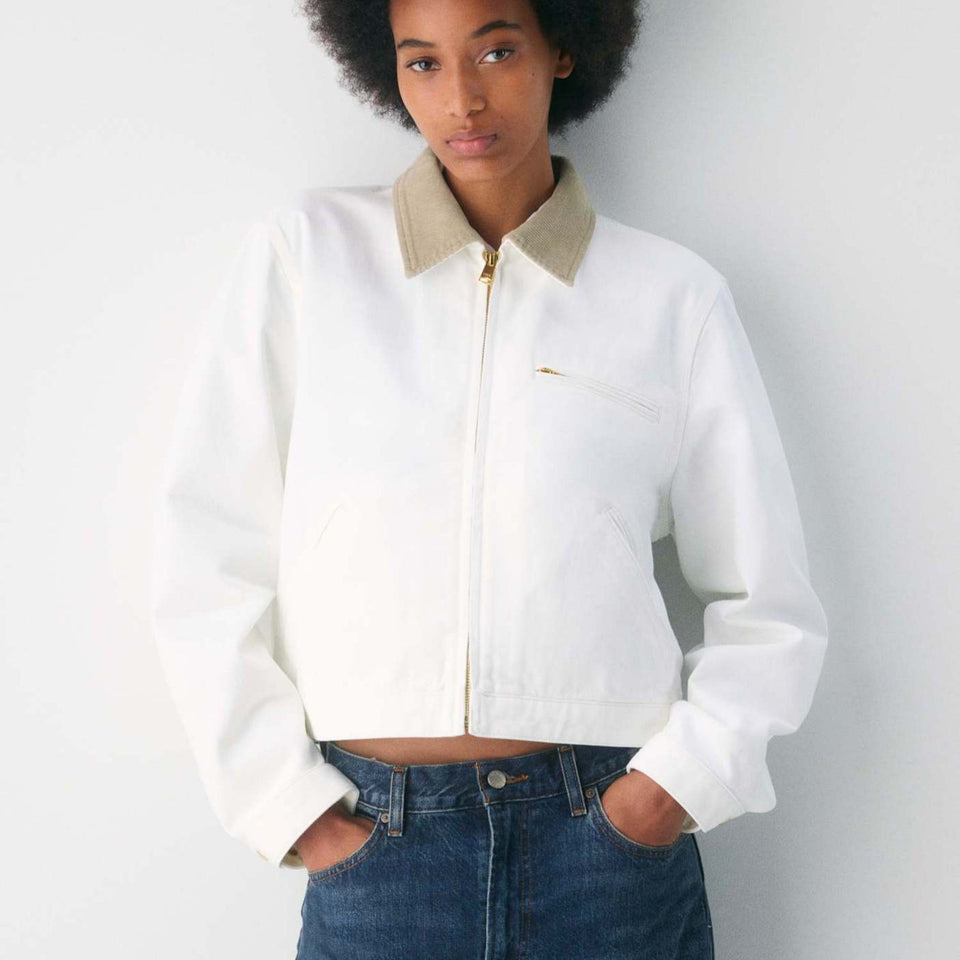 American Vintage Overalls Jacket Fall Winter Coat Top Short