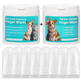 Disposable Pet Cleaning Products Teeth Cleaning Wipes Ear Care Fingertips Ear Mite Removal Cat And Dog Ear Cleaning Pet Products