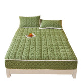 Three-dimensional Jacquard Quilted Fitted Sheet Tatami Milk Velvet Pad