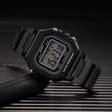 Fashion Men Digital Wristwatches Sport Army Green Mens Watches Luxury Led Electronic Clock Waterproof Square Dial Reloj Hombre