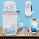 Hand Shaved Ice Machine Ice Blenders Tools Kitchen Supplies Portable Manual Ice Crusher Multi-function for Home Kitchen Bar