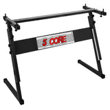 5 Core Keyboard Stand Z Style Height Adjustable Sturdy Piano Riser Lift Holder Stands-0