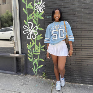 Digital Printing Sports Jersey Casual Loose Short Sleeves T-shirt