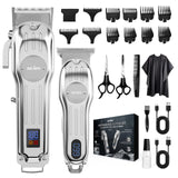 Hair Clipper Electric Hair Trimmer Set For Men Rechargeable Cordless Haircut Machine for Barber