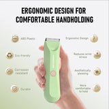 Body Hair Trimmer Shaver for Men Ball Trimmer for Groin Pubic Replaceable Ceramic Blade Electric IXP7Waterproof Clipper