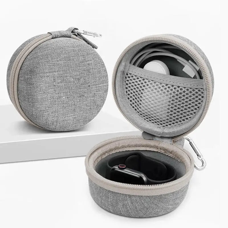 New Small Earphone Storage Bags Hard Shell Data Cable Organizer Bag Mini Tech Gadgets Portable Case Charger U Disk Zipper Pouch﻿