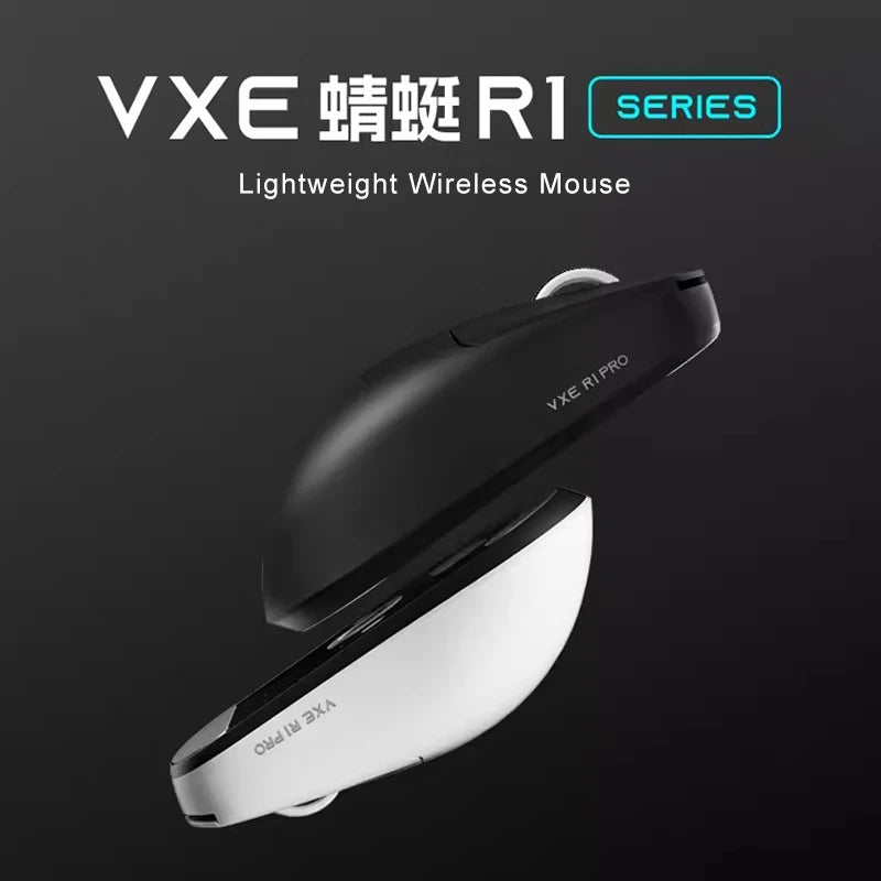 ATK VXE R1 Pro MAX Dragonfly R1 E-sports Gaming Mouse Rechargeable PAW3395 Lightweight Ergonomic 2.4G Wireless Mouse