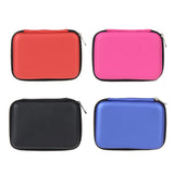EVA Hard Carrying Case Charger U Disk Zipper Pouch with Mesh Pocket Tech Gadgets Portable Case 2.5inch Hard Drive Earphone Case