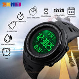 SKMEI 1251 Sports Digital Watch for Men Waterproof Electronic Countdown Mens Wristwatches Military Clock 1560 reloj hombre 1068