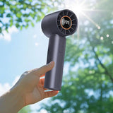 Portable Fan Travel Handheld Personal Fan With Air Turbo Tech Multi-Speed Adjustment Battery Operated Cool Gadgets For Camping