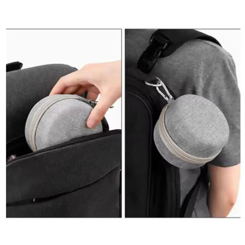 New Small Earphone Storage Bags Hard Shell Data Cable Organizer Bag Mini Tech Gadgets Portable Case Charger U Disk Zipper Pouch﻿