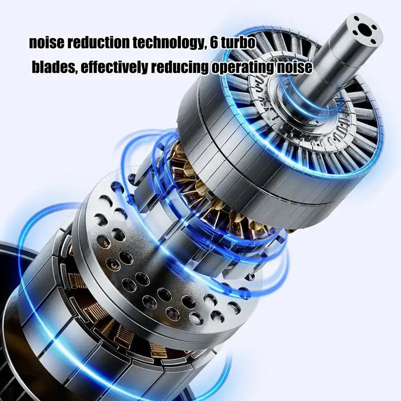 Portable Fan Travel Handheld Personal Fan With Air Turbo Tech Multi-Speed Adjustment Battery Operated Cool Gadgets For Camping