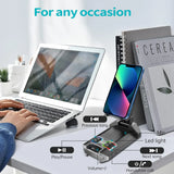 2IN1 Wireless Bluetooth Speaker With Cell Phone Stand Cool Anniversary Birthday Christmas Gifts for Dad Son Daughter Tech Gadget