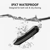 Body Hair Trimmer Shaver for Men Ball Trimmer for Groin Pubic Replaceable Ceramic Blade Electric IXP7Waterproof Clipper