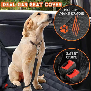Orange Single-layer Hard Board Rear Seat Pet Travel Car Pet Mat Pet Car Bed
